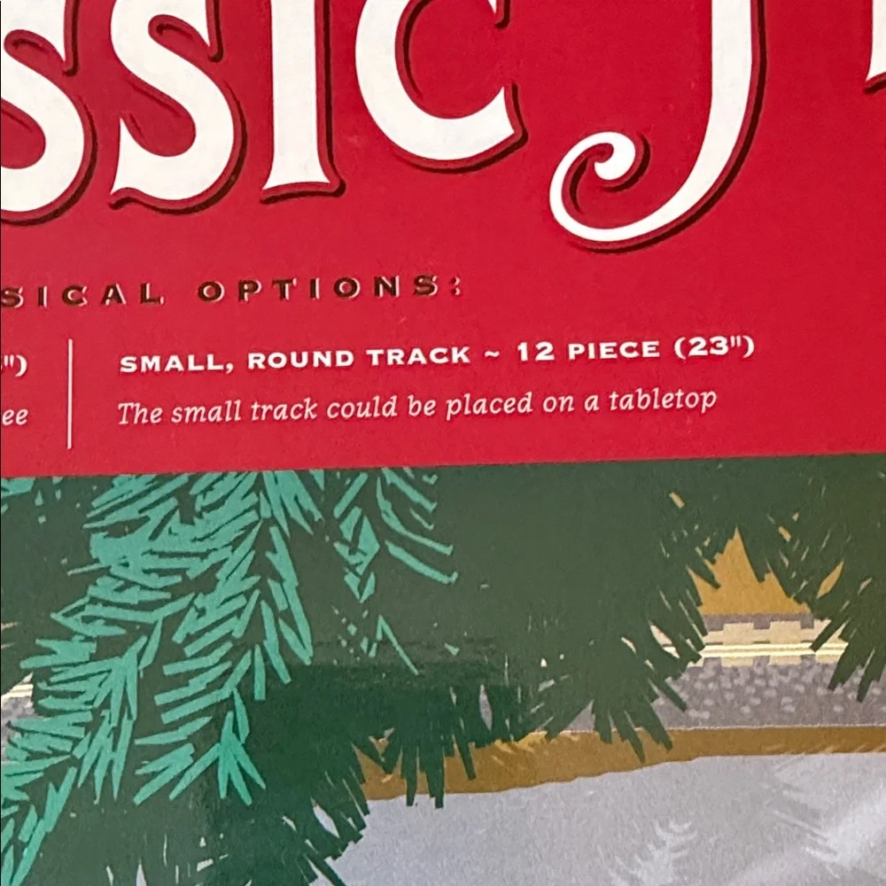 Restoration Hardware Red and Black Classic Holiday Train Box